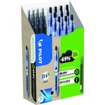 Pilot B2P Gel Ink Retractable Rollerball Medium Tip Black 10 Pens+10 Refills (Pack of 20) WLT556190