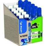 Pilot V-Board Master Drywipe 10 Mks+ 10 Rfls Blue Pack of 20 WLT556282