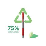 Pilot G-2 Plus Begreen Gel Ink Rollerball Medium Red (Pack of 12) PUJ163173