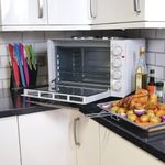 Igenix Electric Mini Oven with Double Hotplates 1500W 45L White IG7145
