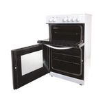 Statesman Electric Cooker Double Oven 50cm White EDC50W