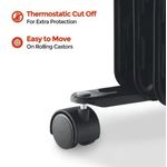 Igenix 2500W Digital Oil Filled Radiator with Timer Black IG2626BL