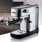 Ariete Metal Slim Espresso Coffee Maker Brushed Stainless Steel AR1380