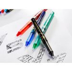 Pilot V5 Hi-Tecpoint Ultra RollerballxFine Black (Pack of 12) BXV501