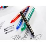 Pilot V5 Hi-Tecpoint Ultra RollerballxFine Red (Pack of 12) BXV502
