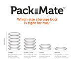 Packmate Medium Flat Vacuum Storage Bags (Pack of 2) C40426-GRE