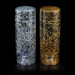 Shake and Shine Light Up Glitter Tub Gold/Silver Battery Operated (Pack of 2) SGSGS