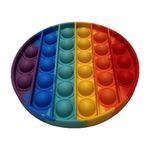 Pop Fidget Pad Round Multicoloured 126mm Diameter POPRM
