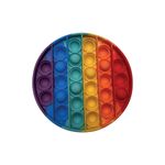 Pop Fidget Pad Round Multicoloured 126mm Diameter POPRM
