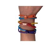Zip Fidget Bracelet Assorted 200x8x8mm (Pack of 3) ZIP3