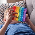 Pop Fidget Pad Square Multicoloured 125x125x10mm POPSQM