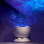 Ocean Wave Projector Lamp White SOWPM
