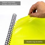 Pukka Pad Stripes Polypropylene Project Book 250 Pages A4 Blue/Pink (3 Pack) PROBA4