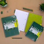 Pukka Pad Recycled Project Book A4 Green (Pack of 3) 6050-REC