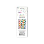 Pukka Party Striped Drinking Straws Assorted (Pack of 50) PTY578