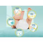 Pampers Premium Protection Nappies New Baby Size 1 Jumbo (Pack of 80) C003520