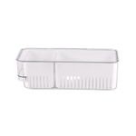 StoreStack Refrigerator Bin +Lid 2 Inserts Clear 368x114x114mm RB13609