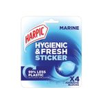Harpic Hygiene Sticker/Block x4 Marine Pack of 6 GB-AAZ
