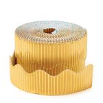Scalloped Corrugated Border Rolls Canary Yellow 78709