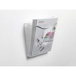 Deflecto Crystal Portrait Literature Holder A4 CP078YTCRY