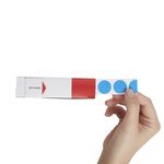Blick Labels in Dispensers Round 19mm Blue (Pack of 1280) RS011453