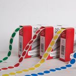 Blick Labels in Dispensers Round 19mm Blue (Pack of 1280) RS011453