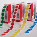 Blick Labels in Dispensers Round 19mm Blue (Pack of 1280) RS011453