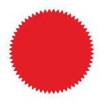 Blick Company Seal 50mm Diameter Red 8/Dispenser Pack of 160 RS014652
