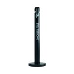 Rubbermaid Smokers Pole Ashtray Black FGR1BK