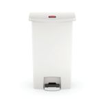 Rubbermaid Slim Jim Pedal Bin 50 Litres White 1883557