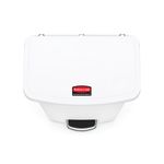 Rubbermaid Slim Jim Pedal Bin 50 Litres White 1883557