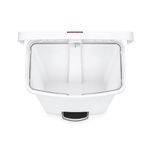 Rubbermaid Slim Jim Pedal Bin 50 Litres White 1883557