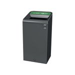 Rubbermaid Configure Container with Glass Recycling Label 87L Green 2154754