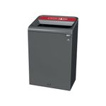 Rubbermaid Configure Container with Plastic Recycling Label 125L Red 2154759