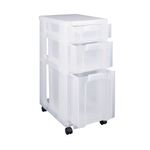 Really Useful Plastic Storage Tower 3 Drawers Clear 7L/12L/25L DT1019