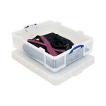 Really Useful 70L Plastic Storage Box 810x620x225mm Clear 70C