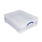 Really Useful 70L Plastic Storage Box 810x620x225mm Clear 70C
