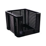 Really Useful Open Fronted Crate 35 Litre Black 35OFC-BK