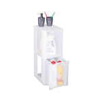 Really Useful Slimline 2 Drawer Storage Tower 11.5L Clear ST2x11.5C