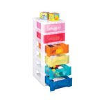 Really Useful Slimline 6 Drawer Storage Tower 3.5L Clr/Ast ST6x3.5ASS