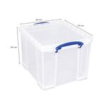 Really Useful Stacking Box Handles 25.7L Clear Pack of 3 25.7C-PK3CB