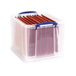Really Useful Stacking Box Handles 25.7L Clear Pack of 3 25.7C-PK3CB