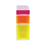 Really Useful Slimline 3 Drawer Storage Tower Clear/Ast ST3.5x6x11.5CS