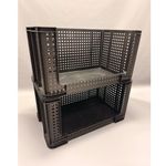 Really Useful Open Fronted Crate 84 Litre Black 84OFC-BK