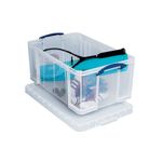 Really Useful 64 Litre Plastic Storage Box 710x440x310mm Clear 64C