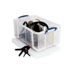 Really Useful 64 Litre Plastic Storage Box 710x440x310mm Clear 64C