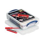 Really Useful 4L Plastic Storage Box + Lid 395x255x80mm Clear KING4C