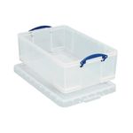 Really Useful 50L Plastic Storage Box 710x440x230mm Clear KING50C