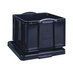 Really Useful 42 Litre Recycled Plastic Storage Box Black 42BKR