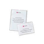 Rexel Card Holders Polypropylene A4 Clear (25 Pack) 12092
